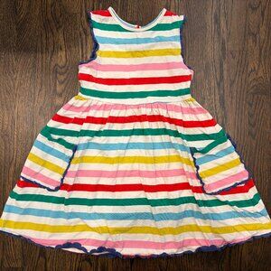 Mini Boden Sleeveless Striped Girls Dress - Size 9-10